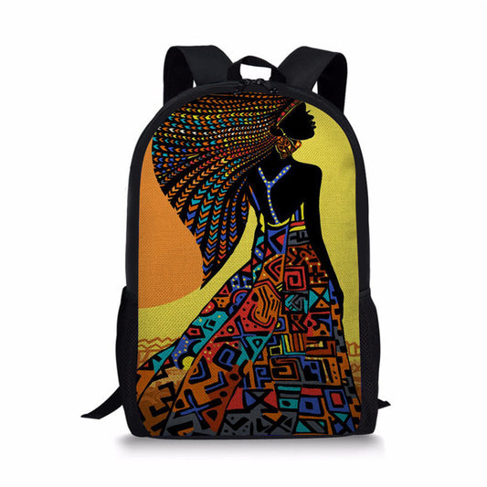 African style African style children's school bag